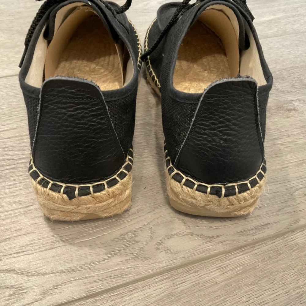 NATURAL WORLD Ecco Friendly Black Espadrilles EU 39 US 8.5